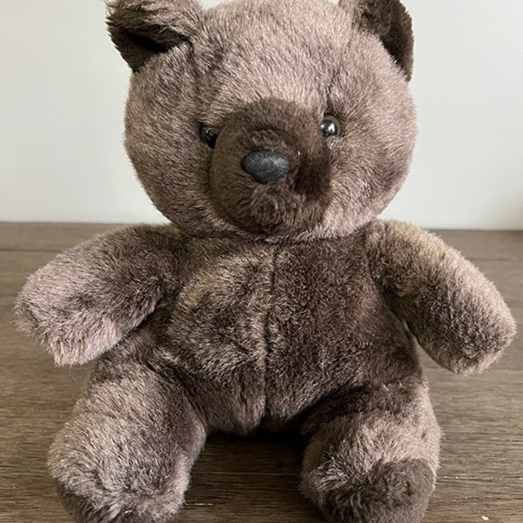 Vintage‎ ASI Two Tone Brown Bear Plush - Picture 1 of 6